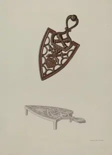Trivet, c. 1939. Creator: Orrie McCombs
