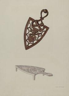 Trivet, c. 1939. Creator: Orrie McCombs