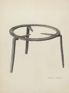 Trivet, c. 1939. Creator: Albert Taxson