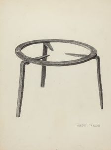 Trivet, c. 1939. Creator: Albert Taxson