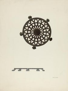 Trivet, c. 1939. Creator: Albert Rudin