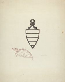 Trivet, c. 1939. Creator: Alfred Koehn