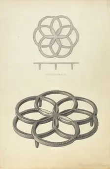 Trivet, c. 1939. Creator: Charles Cullen