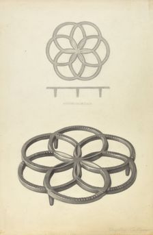 Trivet, c. 1939. Creator: Charles Cullen