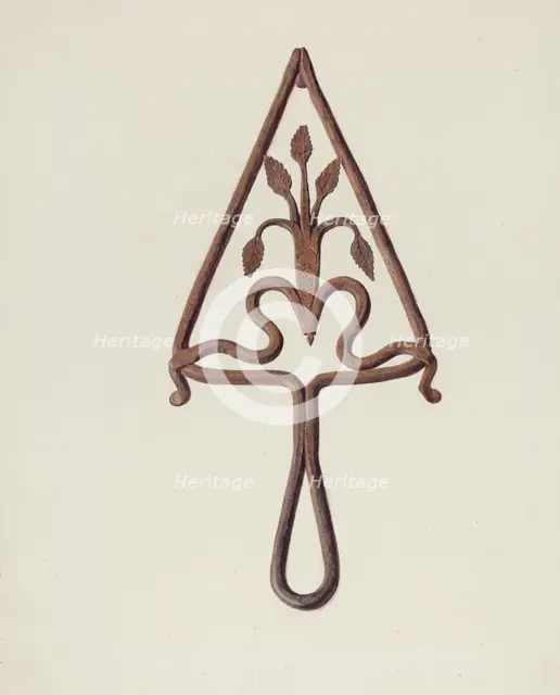 Trivet, c. 1939. Creator: Fritz Boehmer.