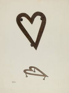 Trivet, c. 1939. Creator: Harry Grossen