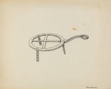Trivet, c. 1939. Creator: Irene Lawson