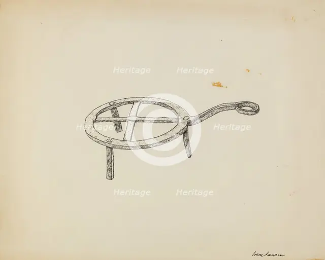 Trivet, c. 1939. Creator: Irene Lawson.
