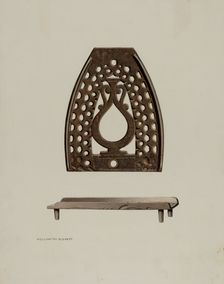 Trivet, c. 1939. Creator: Wellington Blewett