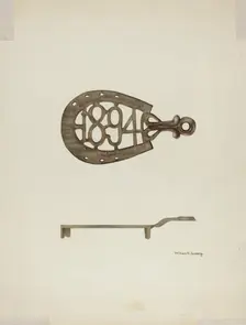 Trivet, c. 1939. Creator: William Ludwig
