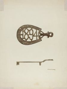 Trivet, c. 1939. Creator: William Ludwig