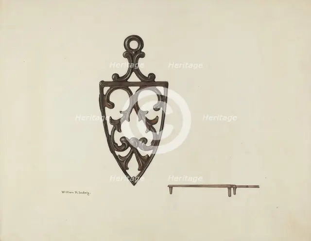 Trivet, c. 1939. Creator: William Ludwig.