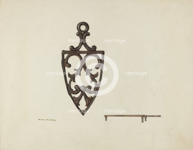 Trivet, c. 1939. Creator: William Ludwig.