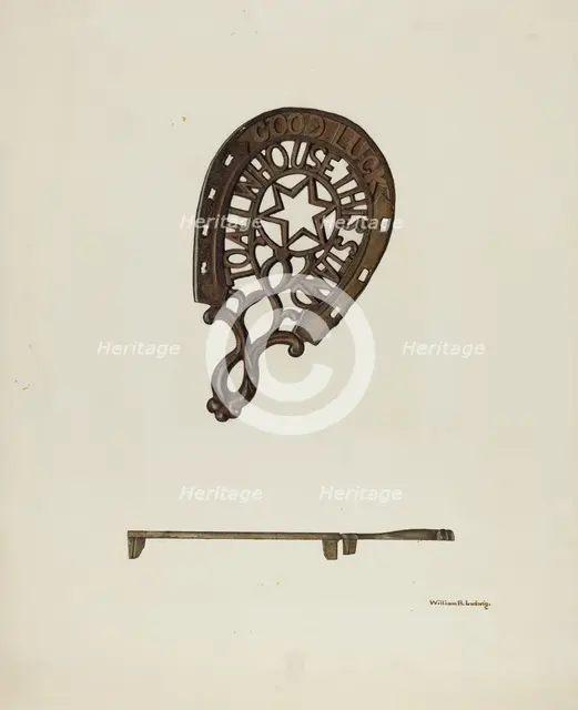 Trivet, c. 1939. Creator: William Ludwig.