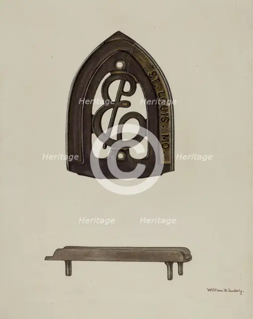 Trivet, c. 1939. Creator: William Ludwig.