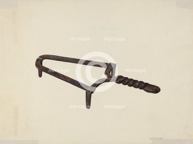 Trivet, c. 1939. Creator: William O. Fletcher.