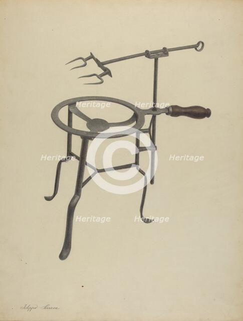 Trivet Toaster, c. 1938. Creator: Filippo Porreca.