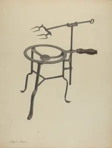Trivet Toaster, c. 1938. Creator: Filippo Porreca