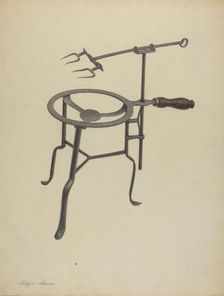 Trivet Toaster, c. 1938. Creator: Filippo Porreca