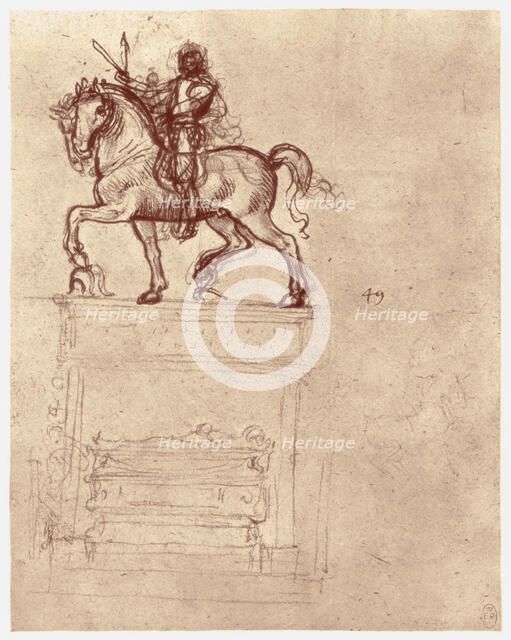 'Trivulzio Monument', c1511. Artist: Leonardo da Vinci