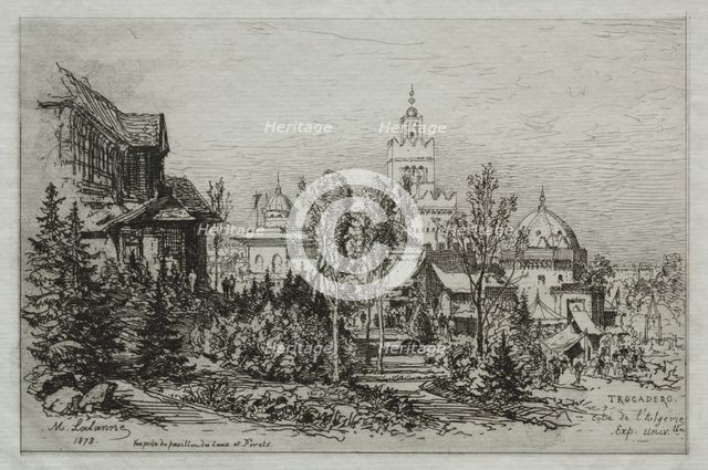 Trocadéro. Creator: Maxime Lalanne (French, 1827-1886).
