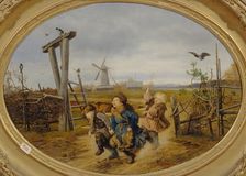 Troika, 1860. Artist: Popov, Andrei Andreyevich (1832-1896)