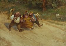 Trois bons amis, c1902. Creator: Jean Veber