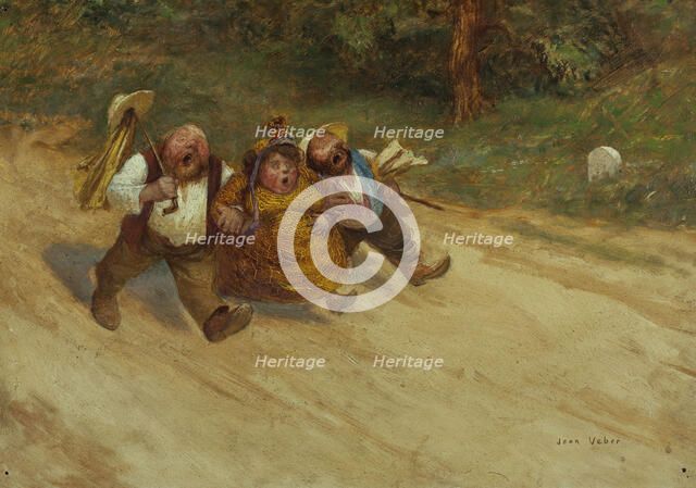 Trois bons amis, c1902. Creator: Jean Veber.