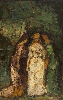 Trois femmes sous les arbres, between 1870 and 1880. Creator: Adolphe Monticelli
