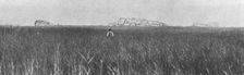 Trois Zeppelins detruits en trois jours. Le "L17" sur la cote du Slesvig; La carcasse du..., 1916. Creator: Unknown