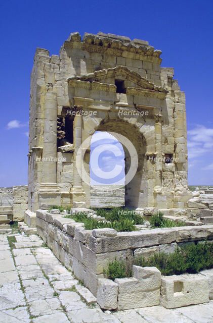 Trojans Arch, Maktar, Tunisia. 