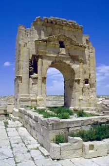 Trojans Arch, Maktar, Tunisia. Creator: Vivienne Sharp