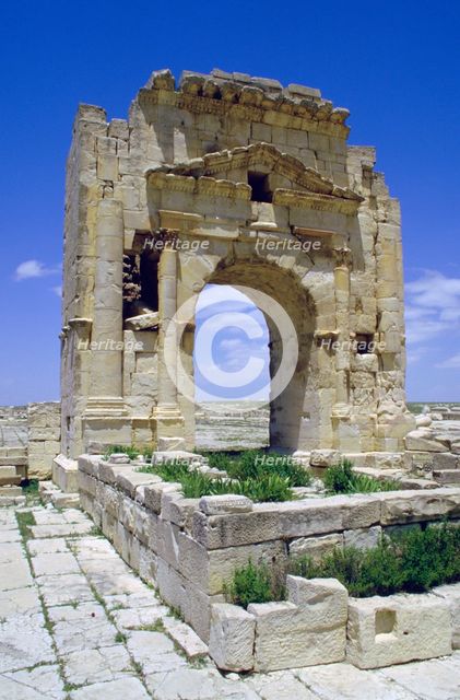 Trojans Arch, Maktar, Tunisia.  Creator: Vivienne Sharp.