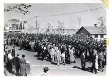 Troop A, 14th Cavalry, parading at the Chicago World's Fair, Illinois, USA, 1933