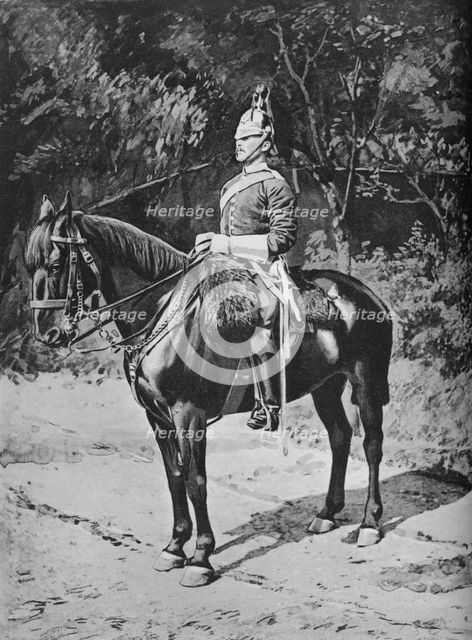 'Troop Sergeant-Major, 3rd, (The Prince of Wales') Dragoon Guards', c1880. Artist: Gregory & Co.