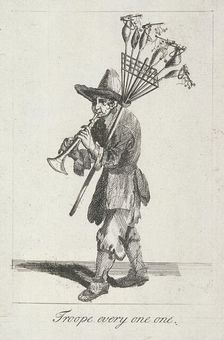 Troope every one one Cries of London, (c1688?). Artist: Anon