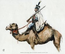 Trooper of the camel corps of the First Napoleon's Egyptian Army, 1790s (20th century)