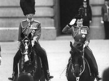Trooping the Colour, Buckingham Palace, London, 1976. Creator: Unknown