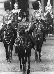 Trooping the Colour, Horse Guards Parade, London, 1980. Creator: Unknown