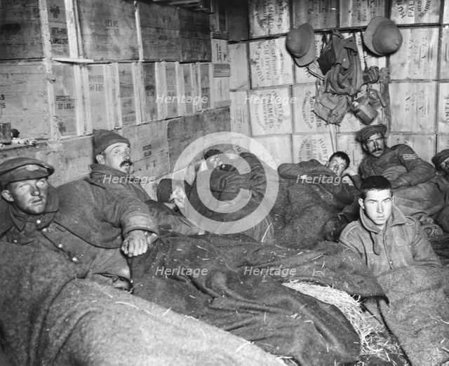 Troops at rest, Dardanelles, Turkey, 1915-1916. Artist: Unknown