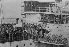 Troops arrive at Galveston, between c1910 and c1915. Creator: Bain News Service