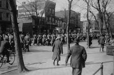 Troops arrive for Inauguration, between c1910 and c1915. Creator: Bain News Service