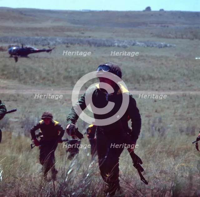 Troops, Falklands War, 1982. Creator: Luis Rosendo.