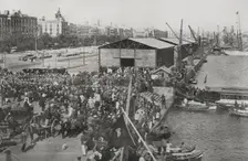 Troops returning from the Philippines, February 27, 1898. Creator: Unknown