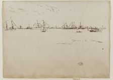 Troopships, 1887. Creator: James Abbott McNeill Whistler