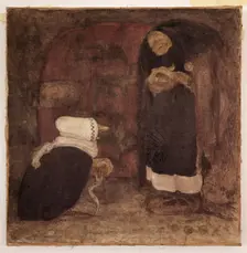 Troll women, 1913. Creators: Unknown, John Bauer