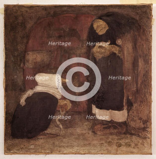 Troll women, 1913. Creators: Unknown, John Bauer.