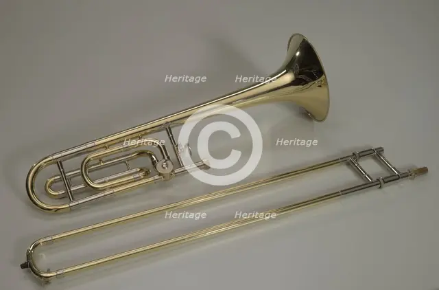 Trombone played by Fred Wesley, after 2003. Creators: Vincent Bach Corporation, Conn-Selmer.