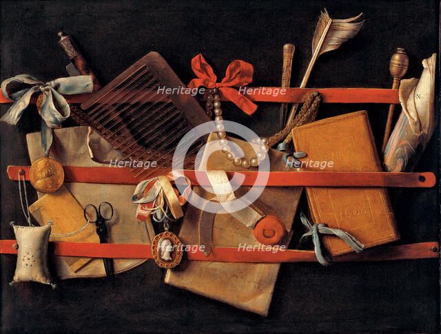 Trompe-l’œil. Artist: Hoogstraten, Samuel Dirksz, van (1627-1678)