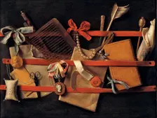 Trompe-l’œil. Artist: Hoogstraten, Samuel Dirksz, van (1627-1678)